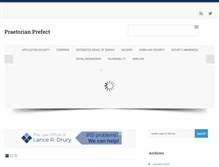 Tablet Screenshot of praetorianprefect.com